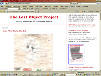 The Lost Object Project, screenshot